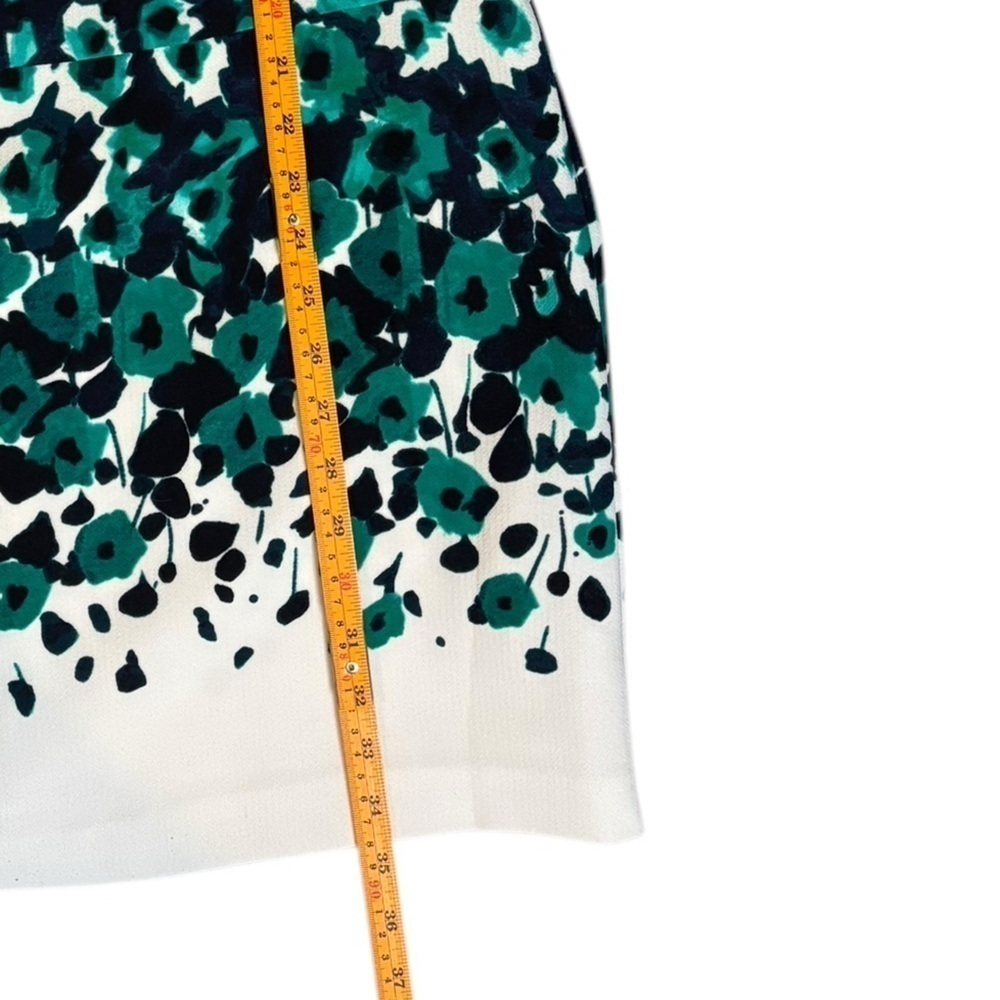 Adrianna Papell Business Sleeveless Printed Crepe Floral Shift Dress Size 10 - Picture 11 of 13